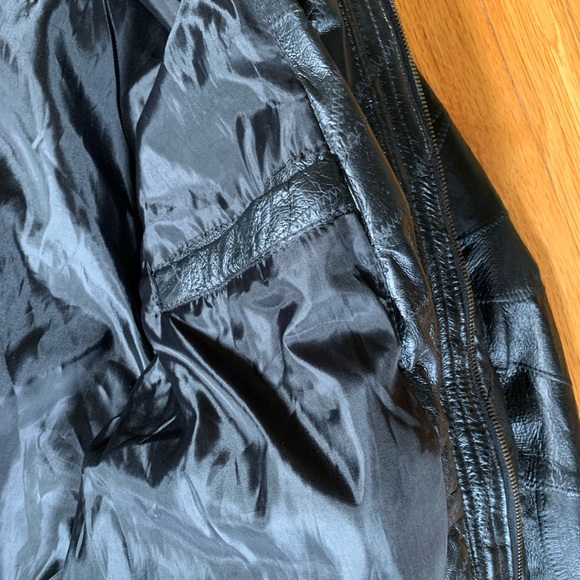 XXL Vintage Leather Jacket US Navy - Picture 6 of 11